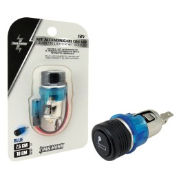 Presa di corrente Accendisigari con LED blu - ZIM&MANN