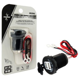 Presa di corrente USB doppio con cavo - ZIM&MANN