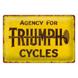Cartello in latta Triumph - NOSTALGIC ART