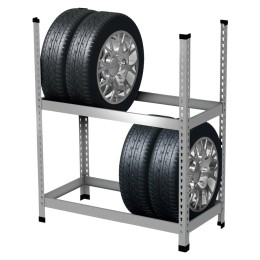 Magazzinaggio ruote Scaffale porta-pneumatici o porta-ruote - LAMPA