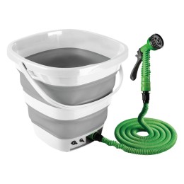 Secchio Aquarover, secchio pieghevole con pompa - LAMPA
