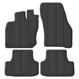 Tappeti in gomma-Pvc specifico Volkswagen T-Roc 2025> Volkswagen T-Roc 2025 > anche ibrida, cambio automatico - LAMPA
