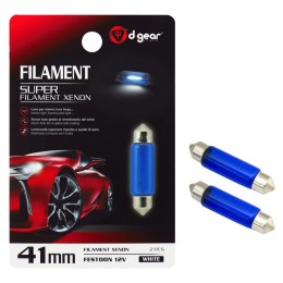 Lampadina a siluro a filamento Super - 41 Feston SV8,5 Lamp - D-GEAR