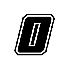 Numeri e lettere adesive Race moto GP - GAT