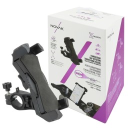 Supporto smartphone Da manubrio con con rotazione 360° - NOVAK