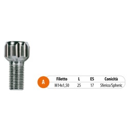 Bulloni antifurto e chiavi Audi A1, A2, A3, A4, A6, A8, Q7, TT, Mercedes A Class, B Class - TECNOSTEEL