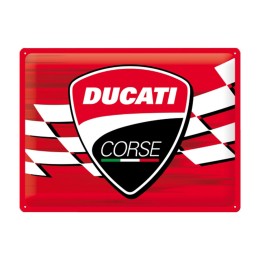 Cartello in latta Ducati Corse - NOSTALGIC ART
