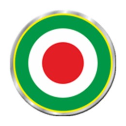 Adesivi Coccarda Italia 3D Grande - GAT