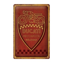 Cartello in latta Ducati Meccanica Bologna - NOSTALGIC ART