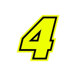Numeri e lettere adesive Race moto GP - GAT