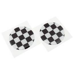 Emblema 3D Checkered Flag - ROX