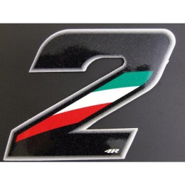 Numeri e lettere adesive Flag - GAT