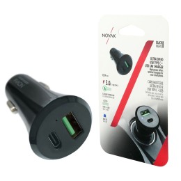 USB da presa accendisigari USB + Type C - NOVAK