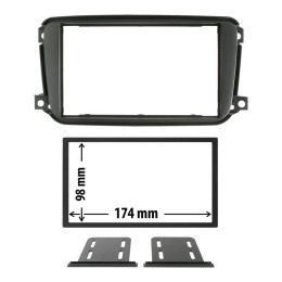 Installazione Mascherina 2 din Smart Smart Two 2010> Smart Smart Two 2010 > - PHONOCAR