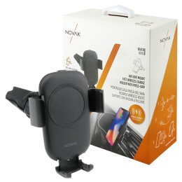 Supporto-caricabatteria wireless Da presa d'aria - NOVAK