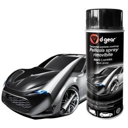 Vernice-removibile spray Nero lucido - D-GEAR