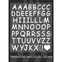 Adesivi Kit lettere adesive - GAT