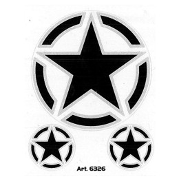 Adesivi Stella Army - GAT