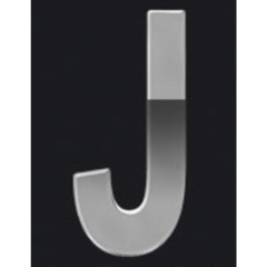 Adesivi lettere e numeri Chrome Logo - LAMPA