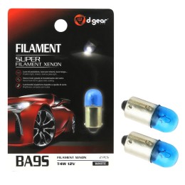 Lampadina BA9S a filamento BA9S Super Filament Xenon - D-GEAR