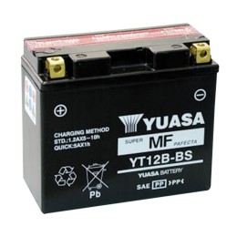 Batteria moto YT12B Sigillata attiva - YUASA