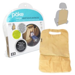 Protezione sedile posteriore Beige con tasca in rete - POKE