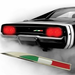 Emblema 3D Italy Flag - TUNING GURU