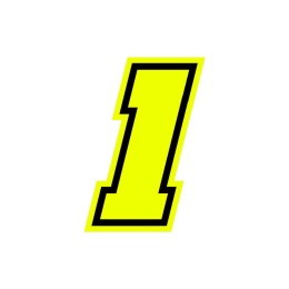 Numeri e lettere adesive Race moto GP - GAT