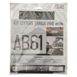 Adesivi targa Kit adesivi lettere targa mezzi agricoli - GAT