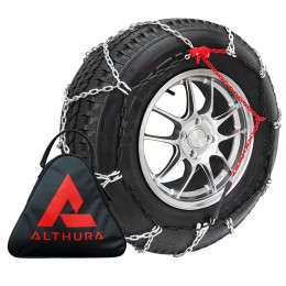 Catene da neve 12mm Cadillac Escalade, Chrysler Aspen, Infiniti FX, Jeep, Cherokee, Grand Cherokee, Wrangler, Land Rover Defender, Mercedes GL Class, Nissan Patrol - ALTHURA