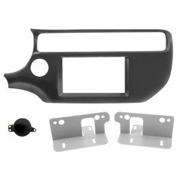 Installazione Mascherina 2 din Kia Rio 2015>2017 Kia Rio 2015 > 2017 Con/senza bottone accensione - PHONOCAR