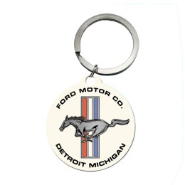 Portachiavi Ford Mustang Horse & Stripes - NOSTALGIC ART