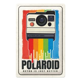 Cartello in latta Polaroid - NOSTALGIC ART