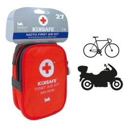 Kit primo soccorso Per moto e bici DIN 13167 - KIKSAFE