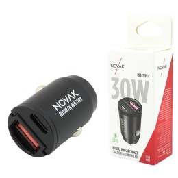 USB da presa accendisigari USB-A + Type-C 30W - NOVAK