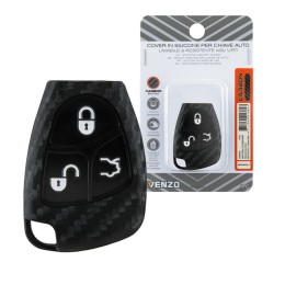 Cover chiave Carbon Edition Mercedes C Class, CL Class, CLK, CLS, E, G Class, ML Class, S Class, SL, SLK - VENZO