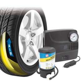 Kit Ripara Pneumatici con Compressore Automatico - WEKGO