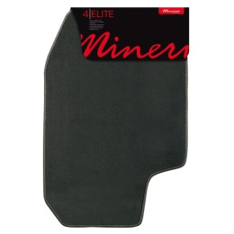 Tappeti in moquette universale Elite Abarth 500, Grande Punto, Alfa Romeo Giulia 2Wd, Giulietta, Mito, Stelvio, Audi A1, A3, A4, A4 Allroad - MINERVA