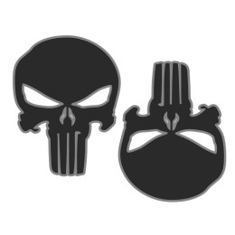 Adesivi Skull - GAT