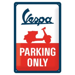 Cartello in latta Vespa Parking Only - NOSTALGIC ART